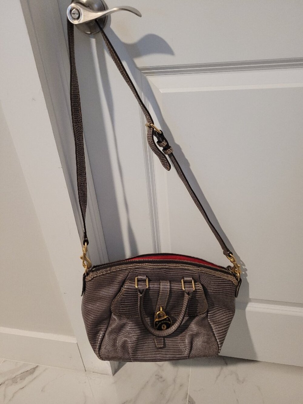Dooney and Bourke faux alligator purse